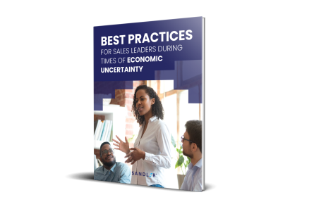 Best Practices for Sales Leaders During Times of Economic Uncertainty - 3D Image